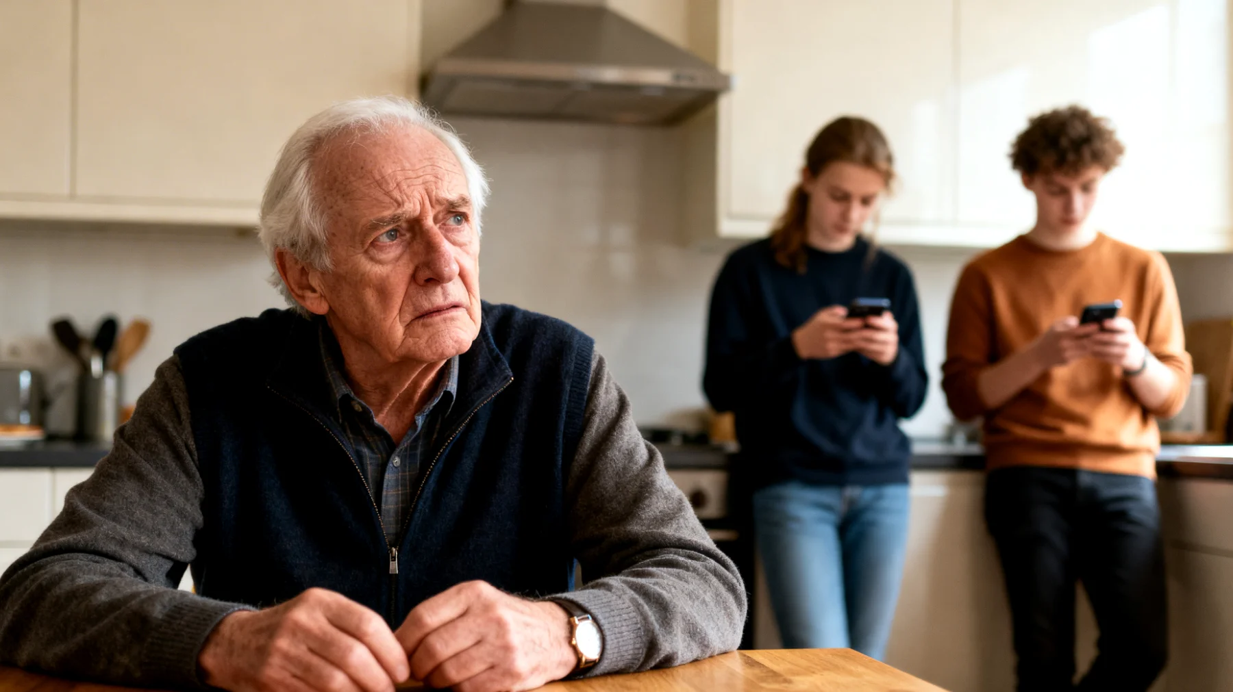 Opa ervaart zorgen en frustratie omdat zijn jongvolwassen kleinkinderen weinig motivatie tonen voor hun studies en hij zich afvraagt hoe hij hen kan ondersteunen zonder zich opdringerig op te stellen"