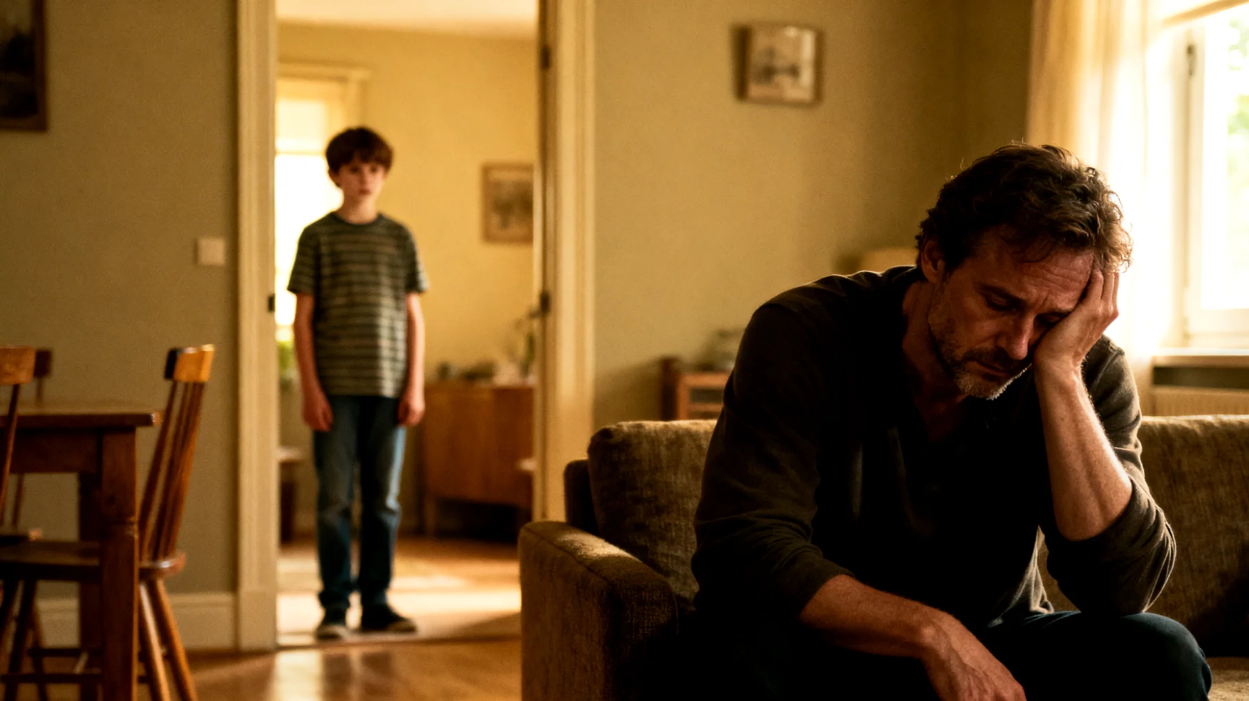 Vader van adolescent kampt met vermoeidheid en gebrek aan tijd om kwaliteitsvolle aandacht aan zijn tiener te geven"